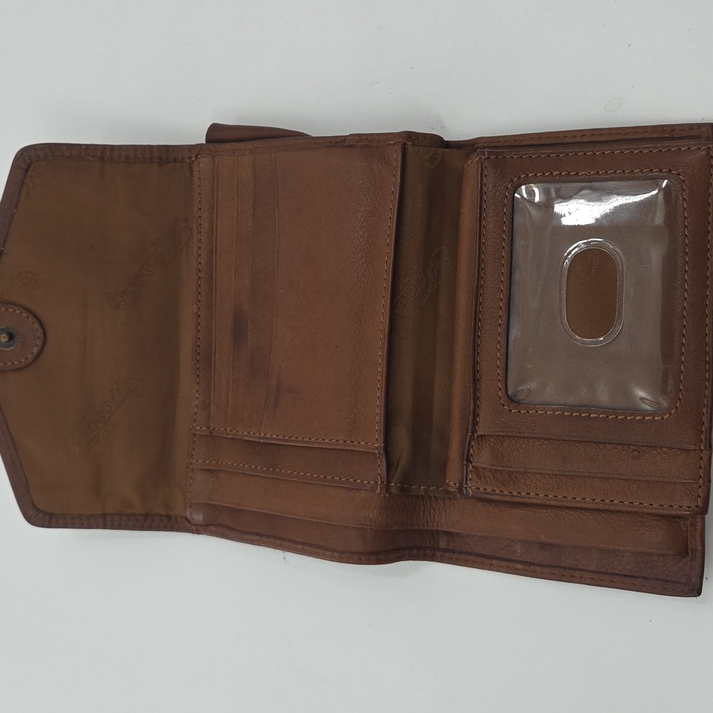 2 Fossil Brown Leather Crossbody Bags and 1 Wallet Set - Picture 15 of 16